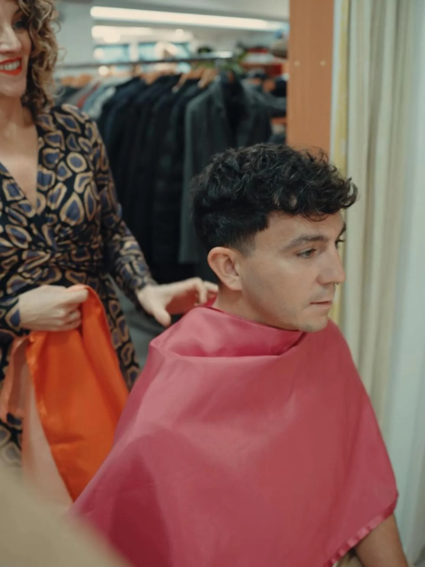 Servicio de colorimetría en hombre