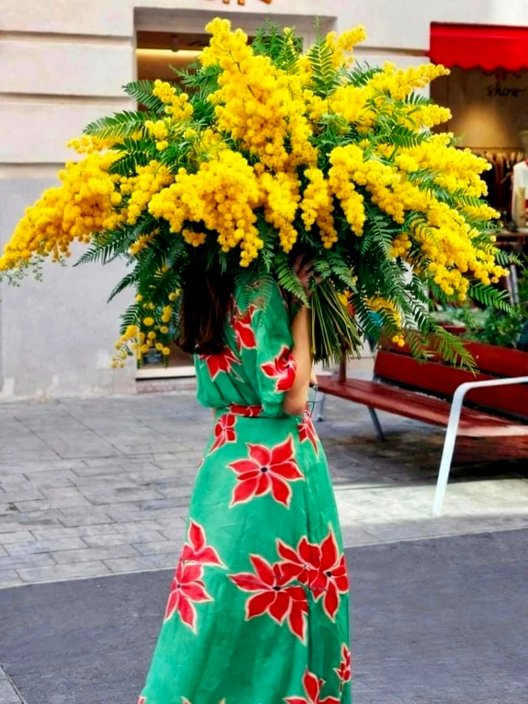 Vestido primavera flores. Aparra